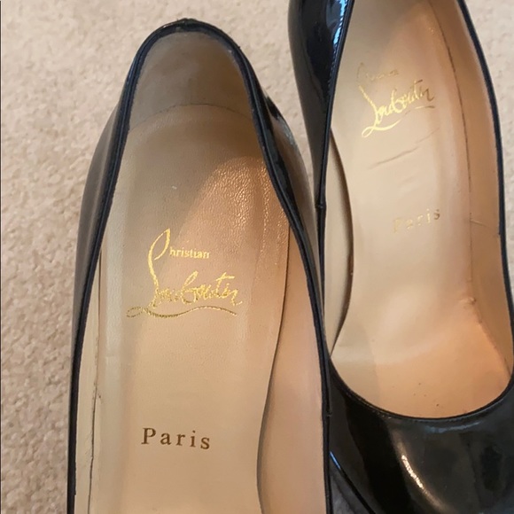 Size 37 Christian Louboutin Platform 6 inch heel - Picture 2 of 8
